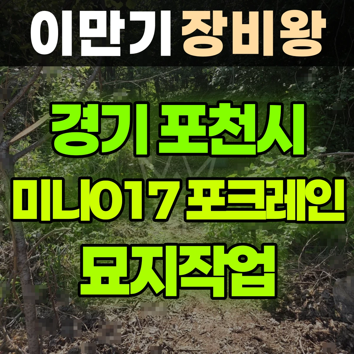 경기 포천시 미니017 포크레인 묘지작업 비용