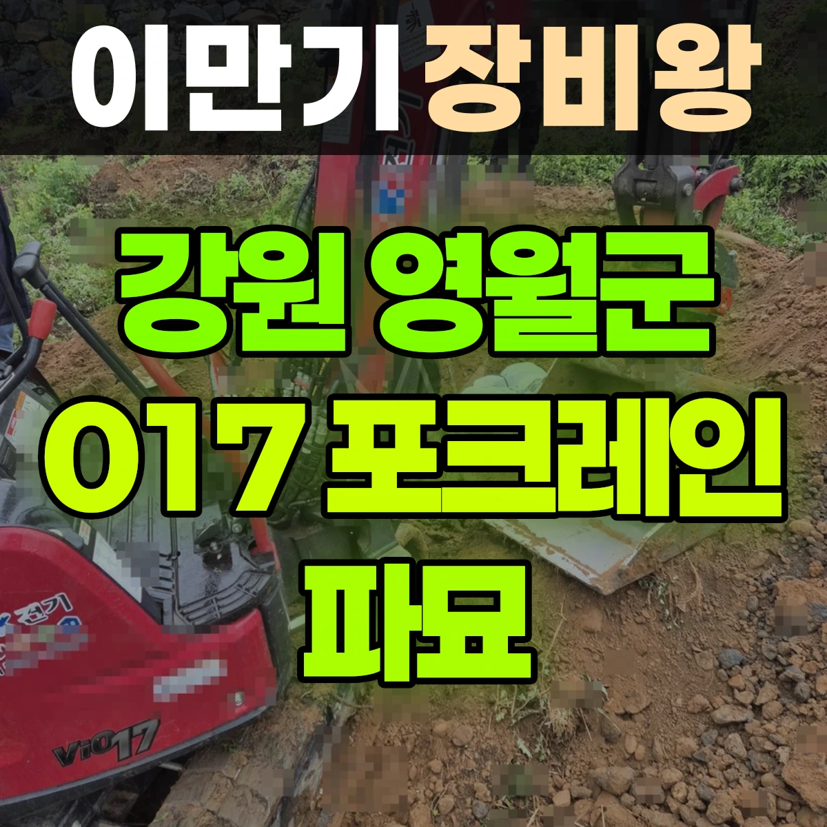 강원 영월군 017 굴착기(포크레인) 파묘 반나절 후기