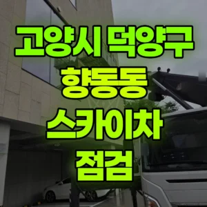 경기 고양시 스카이차 점검 1시간 비용