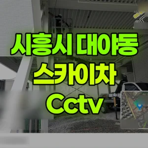 경기 시흥시 스카이차 Cctv 1시간 후기