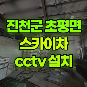충북 진천군 스카이차 cctv 설치 1시간 비용