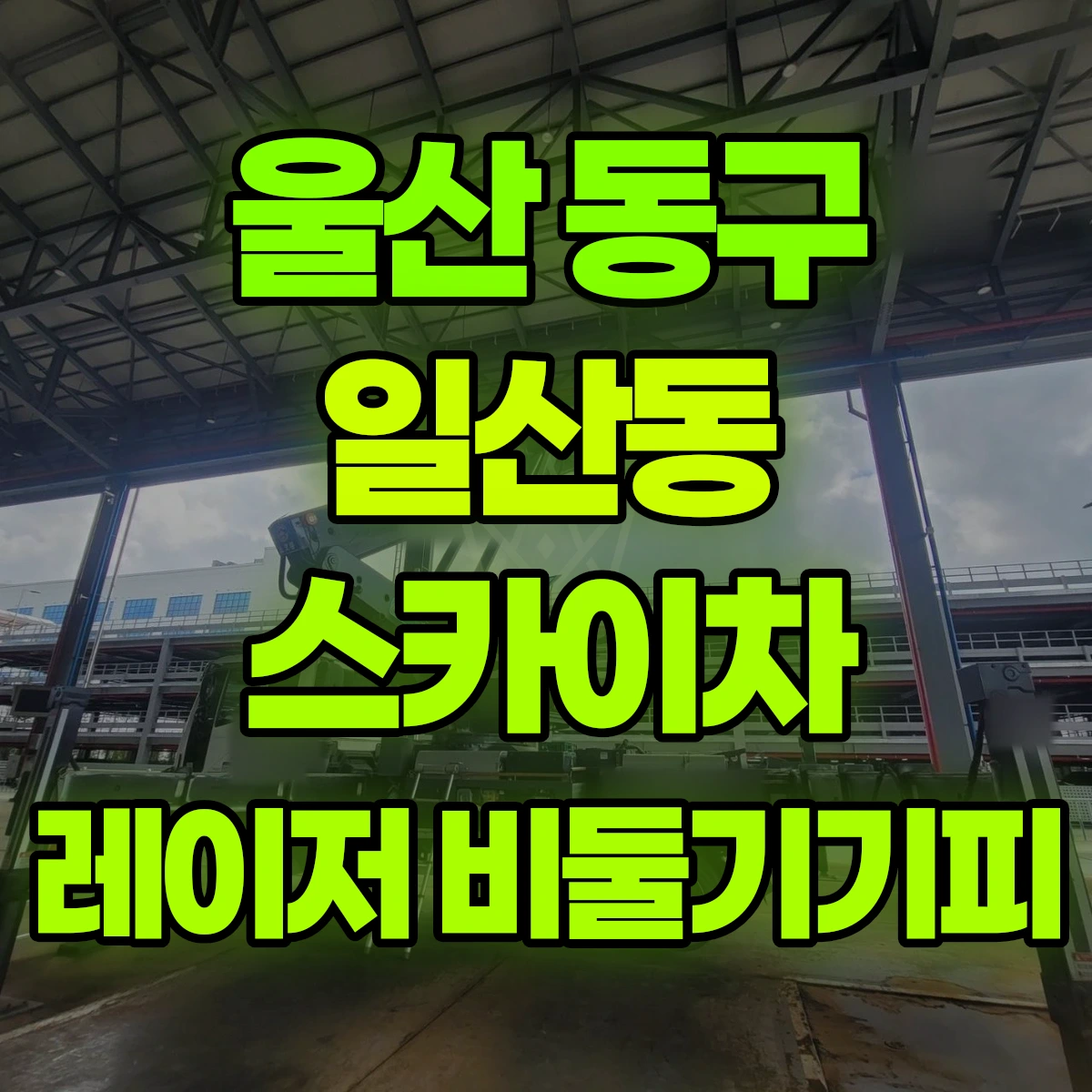 울산 동구 일산동 스카이차 레이저 비둘기기피 비용