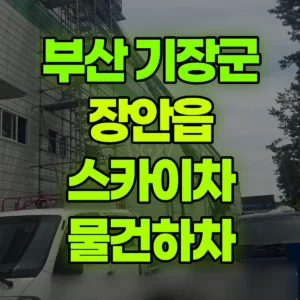 부산 기장군 스카이차 물건하차 1시간 후기
