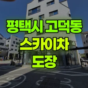 경기 평택시 스카이차 도장 일대 후기